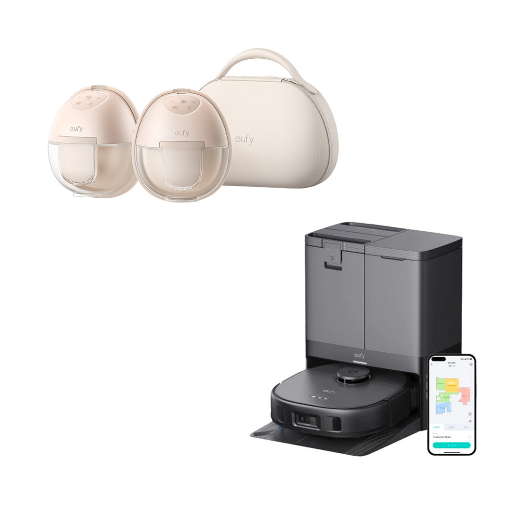 eufy X10 Pro Omni + Wearable Breast Pump S1 Pro